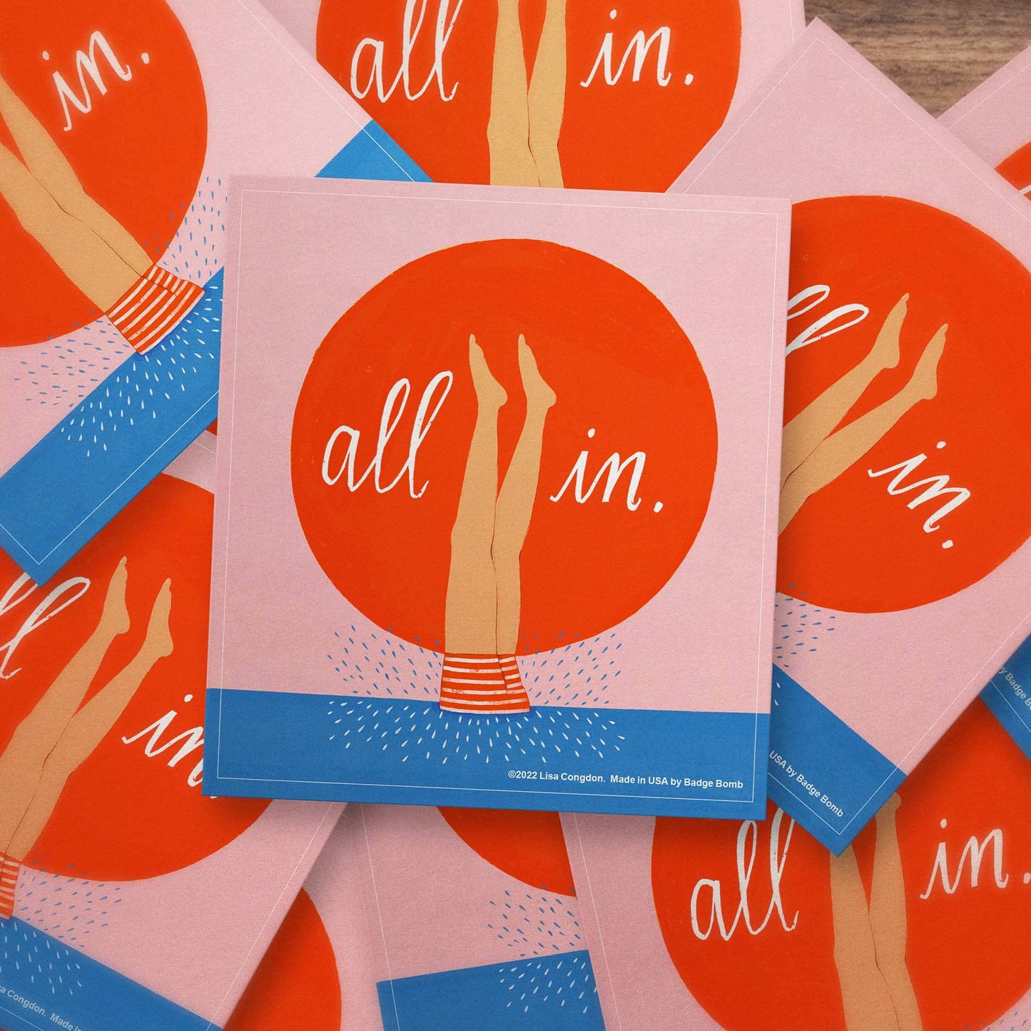 All In Sticker | Lisa Congden
