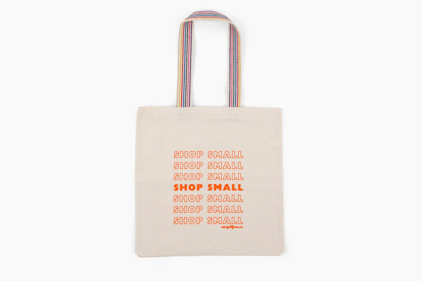 Marigold Press - Shop Small Recycled Cotton Tote Bag