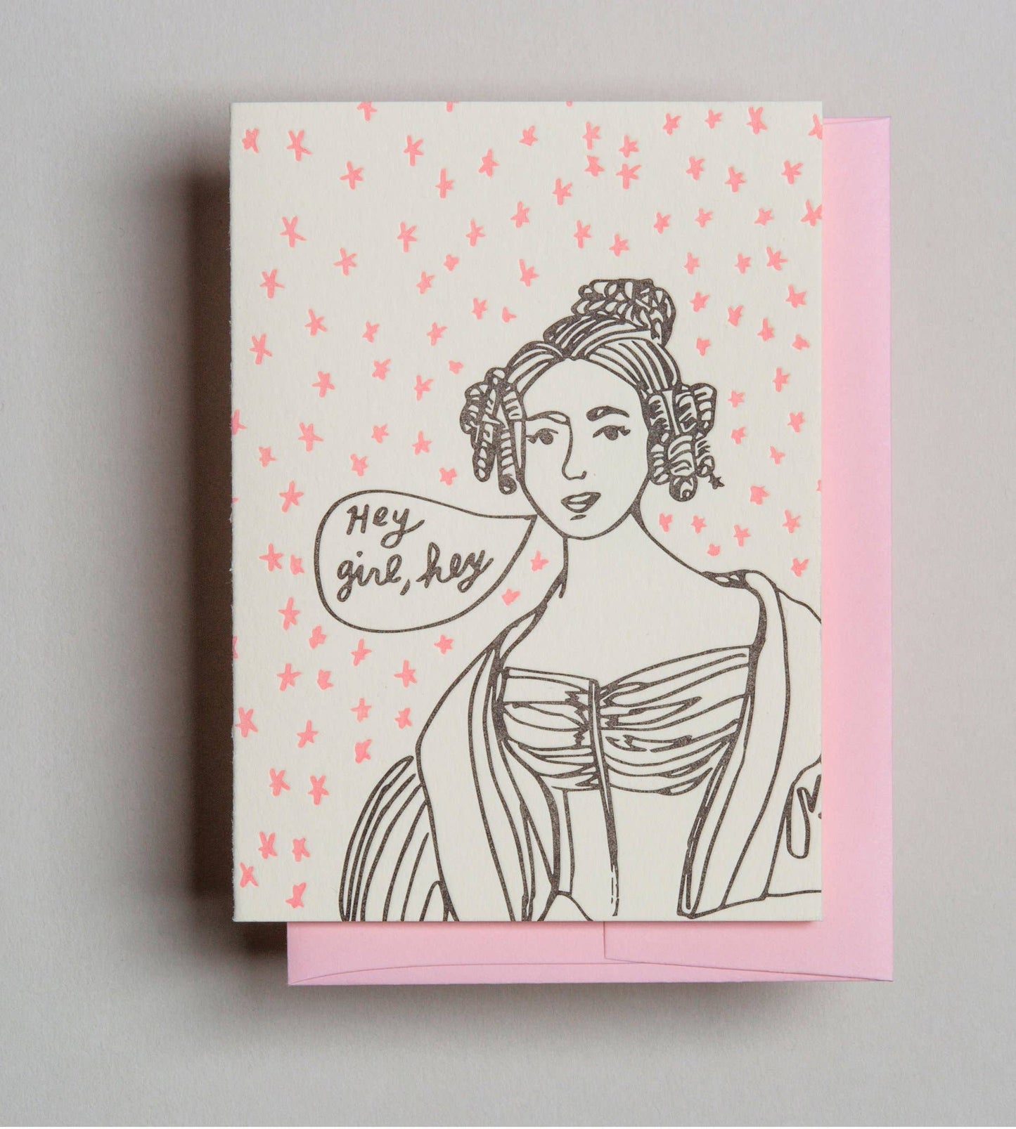 Wolf & Wren Press - Female Portrait Hey Girl