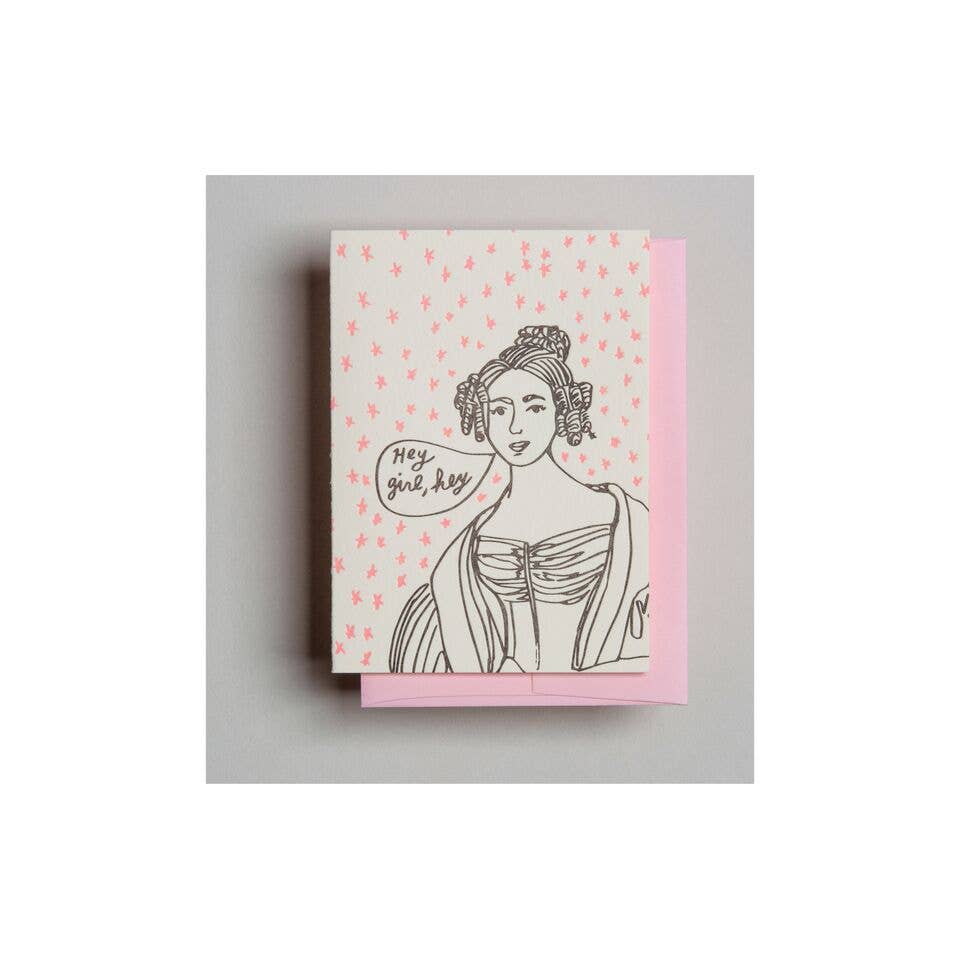 Wolf & Wren Press - Female Portrait Hey Girl