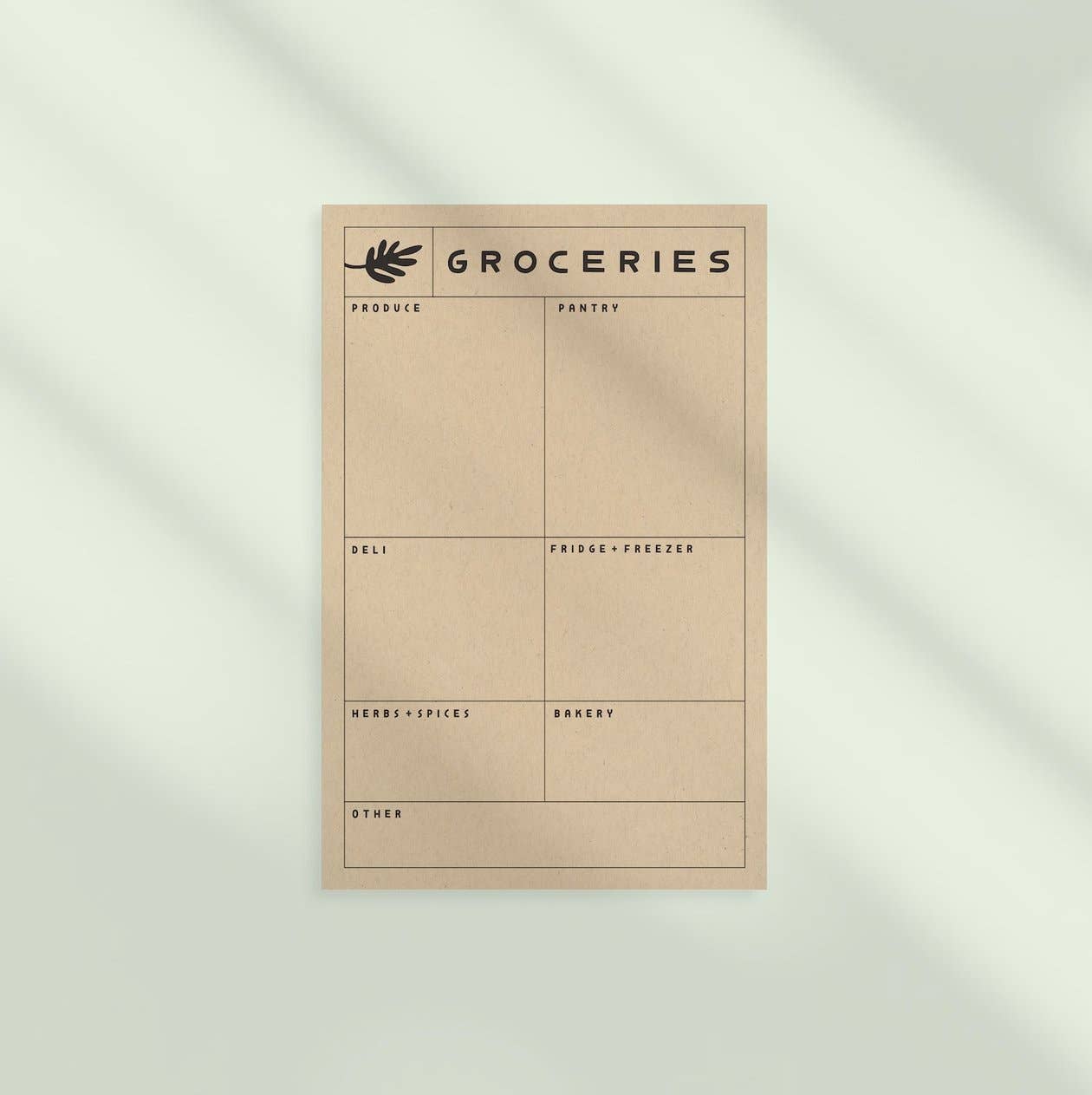 Worthwhile Paper - Groceries Notepad