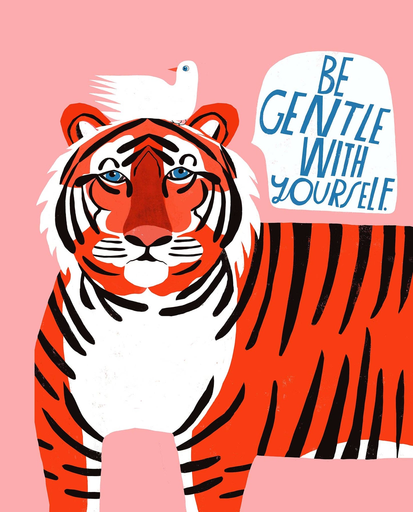 Lisa Congdon Art & Illustration - Be Gentle With Yourself - Art Print: 8.5" x 11"