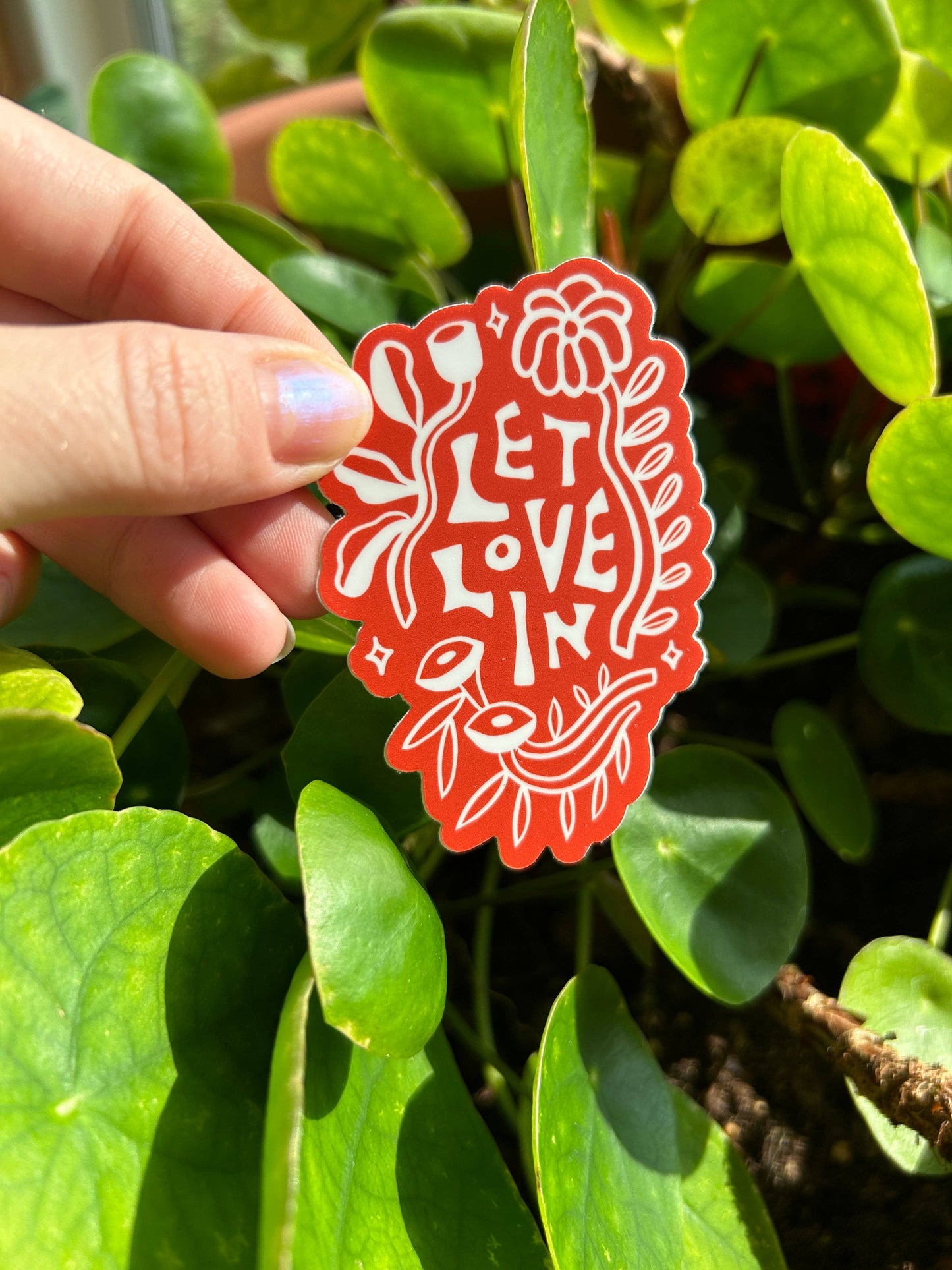 Rare Press - Let Love In Vinyl Sticker