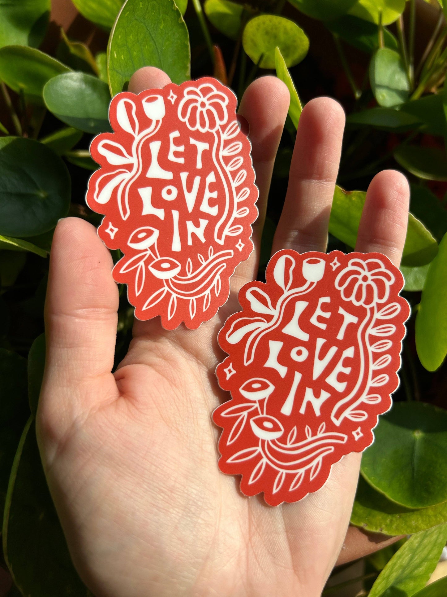 Rare Press - Let Love In Vinyl Sticker