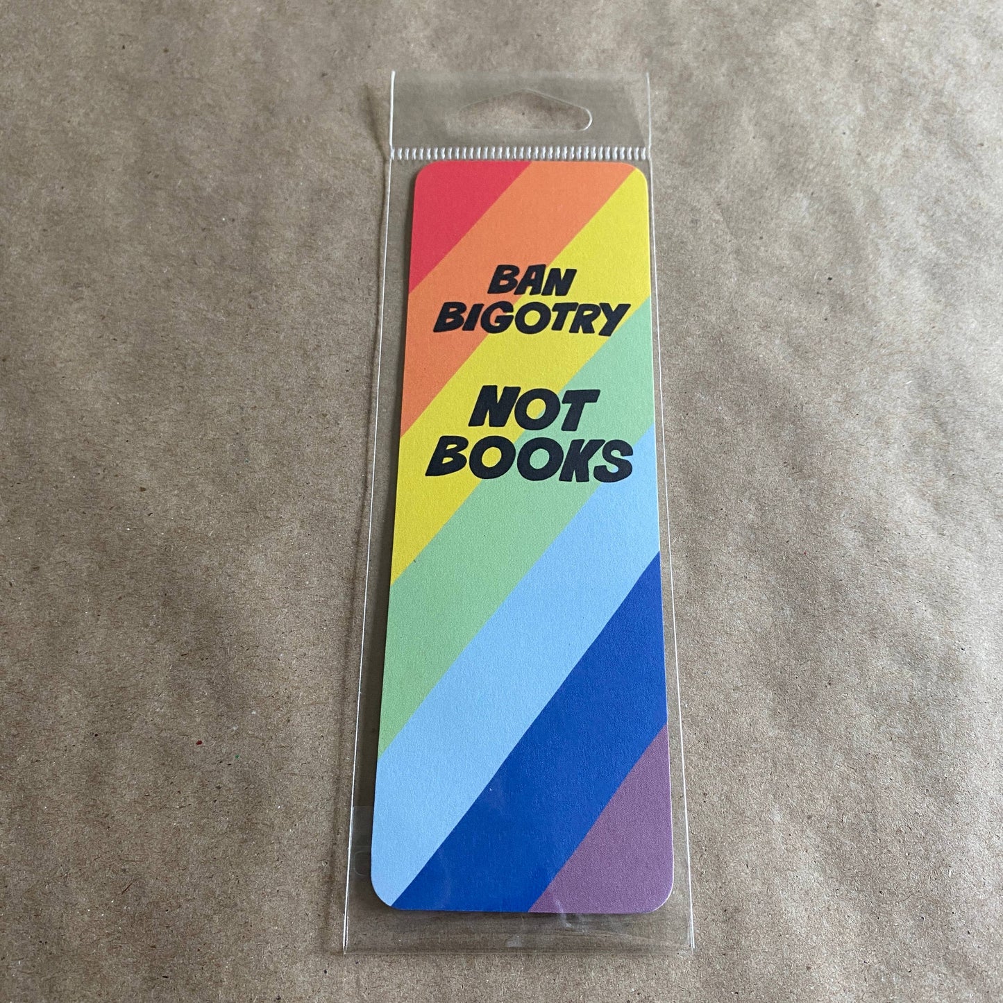 Ban Bigotry Not Books Bookmark