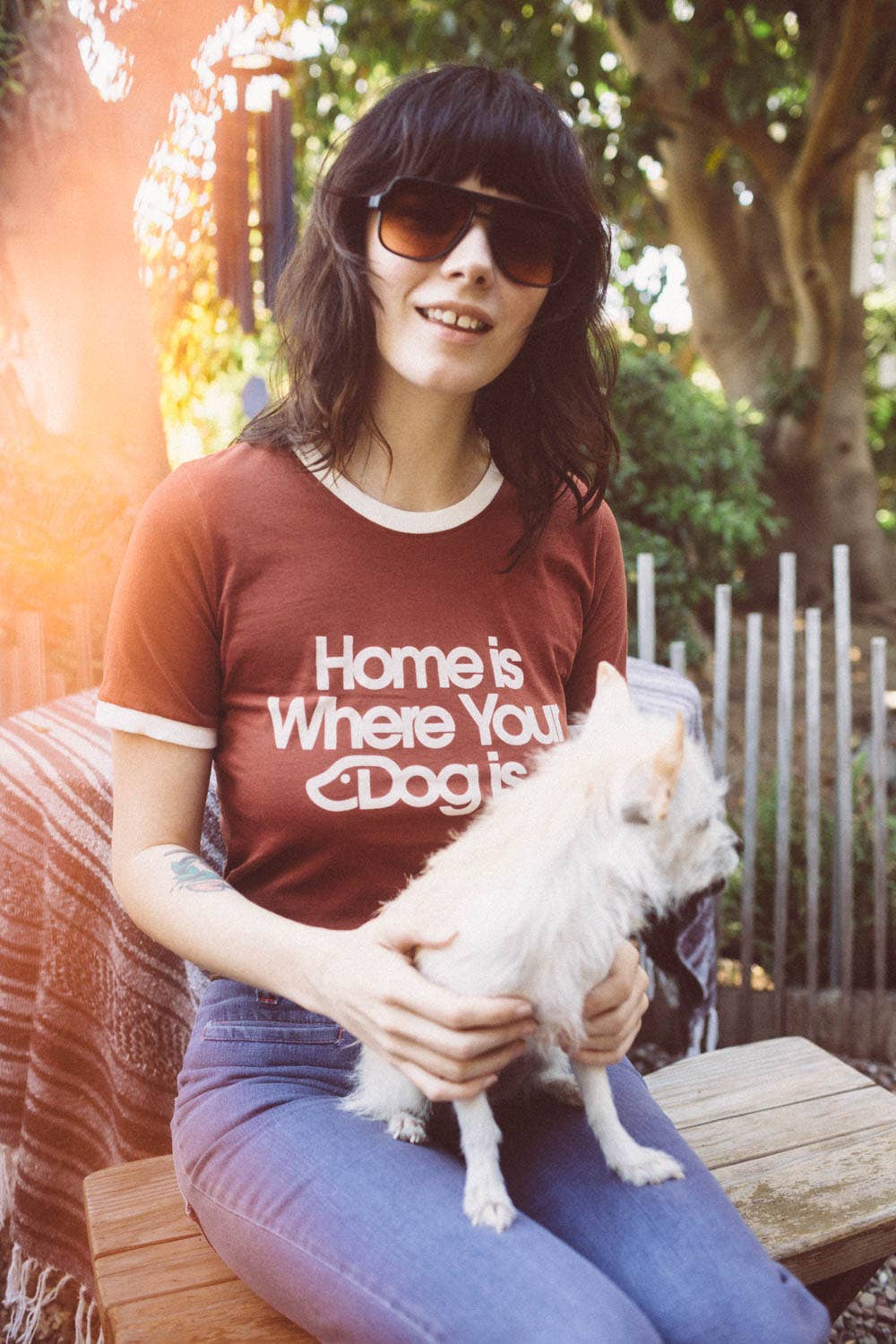 Home is Where Your Dog is Ringer Tee