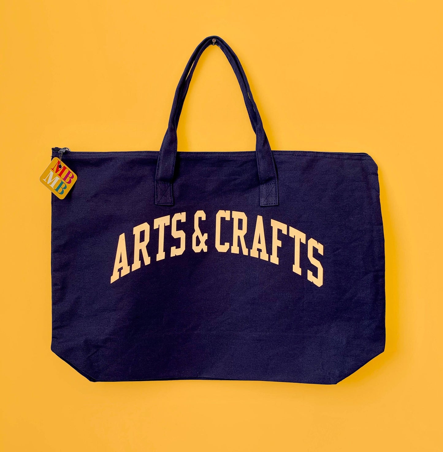 Arts And Crafts Large Zipper Tote