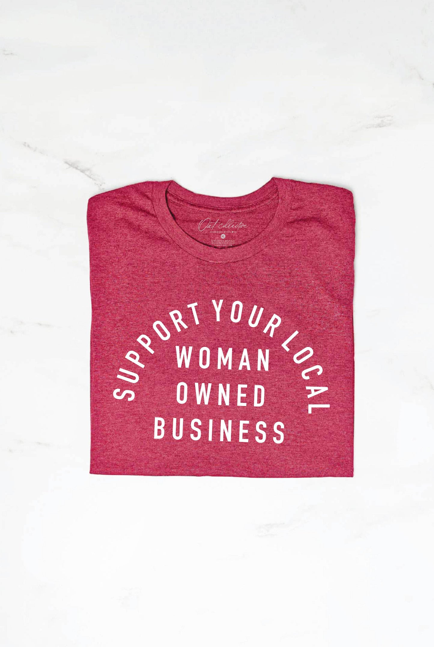 OAT COLLECTIVE - SUPPORT YOUR LOCAL WOMAN OWNED BUSINESS Graphic T-Shirt: VINTAGE WHITE / M