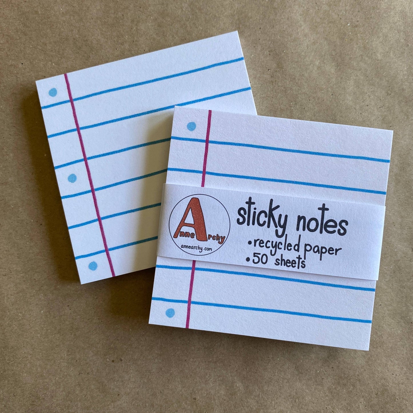 Notebook Paper Sticky Notes