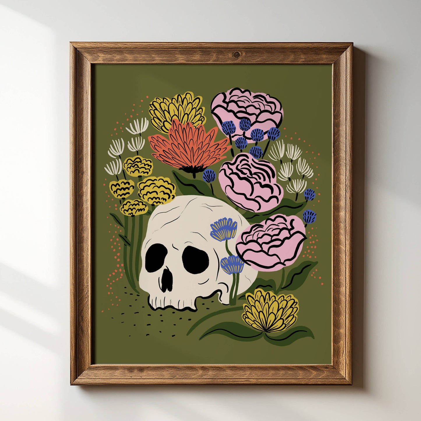 Tara Reed - Skull Garden 8" x 10" Art Print