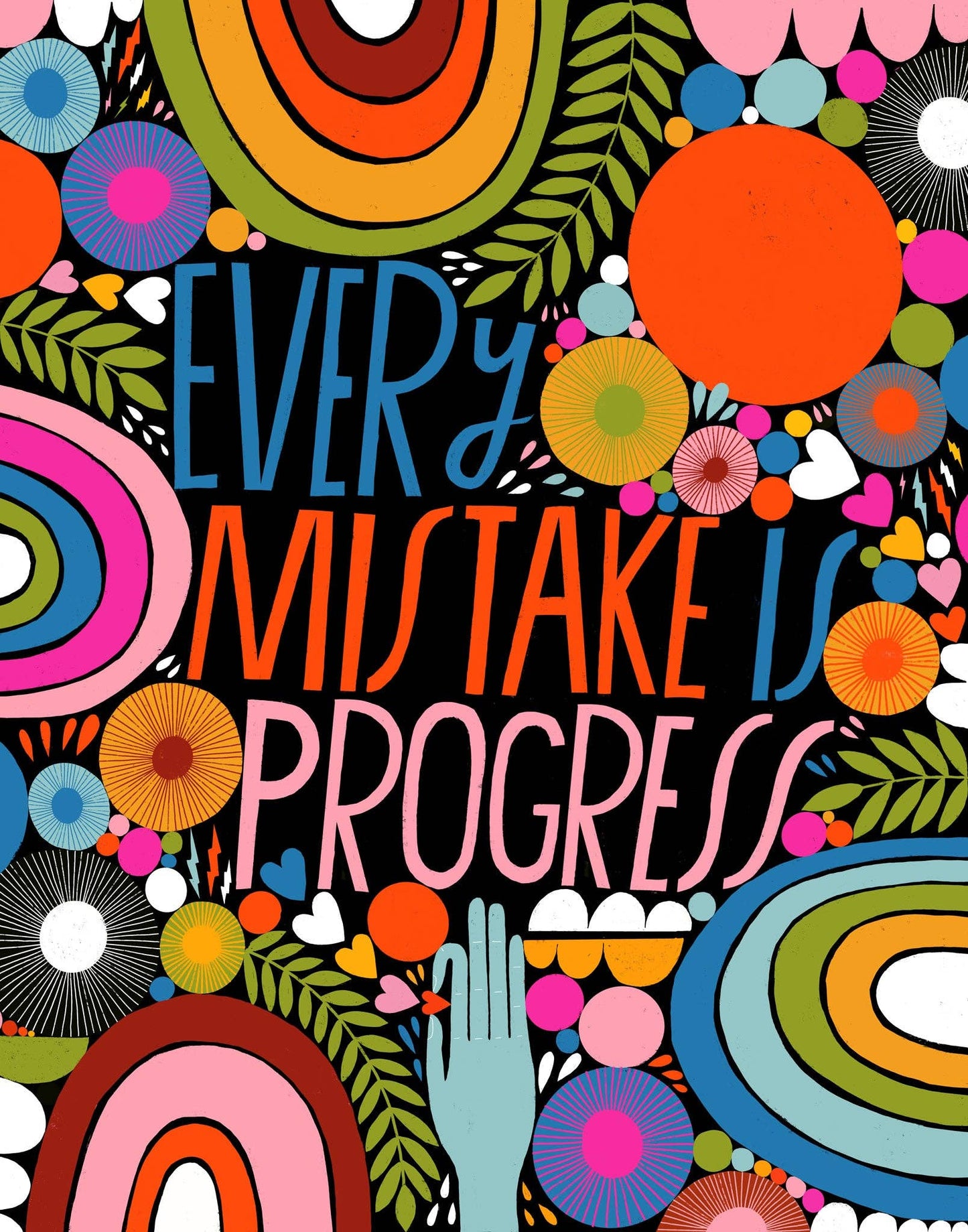 Lisa Congdon Art & Illustration - Every Mistake - Art Print: 8.5" x 11"
