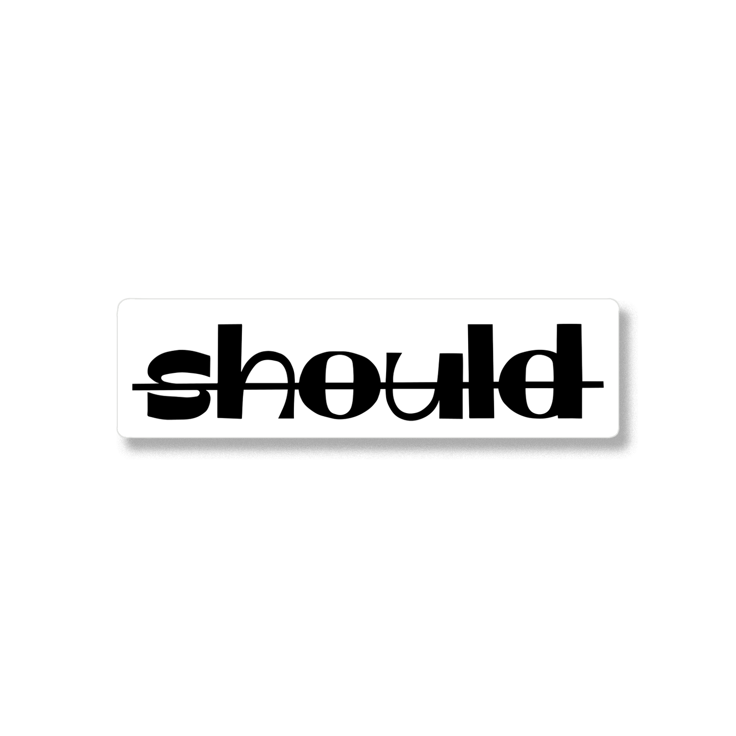 Lisa Congdon Art & Illustration - Should Sticker