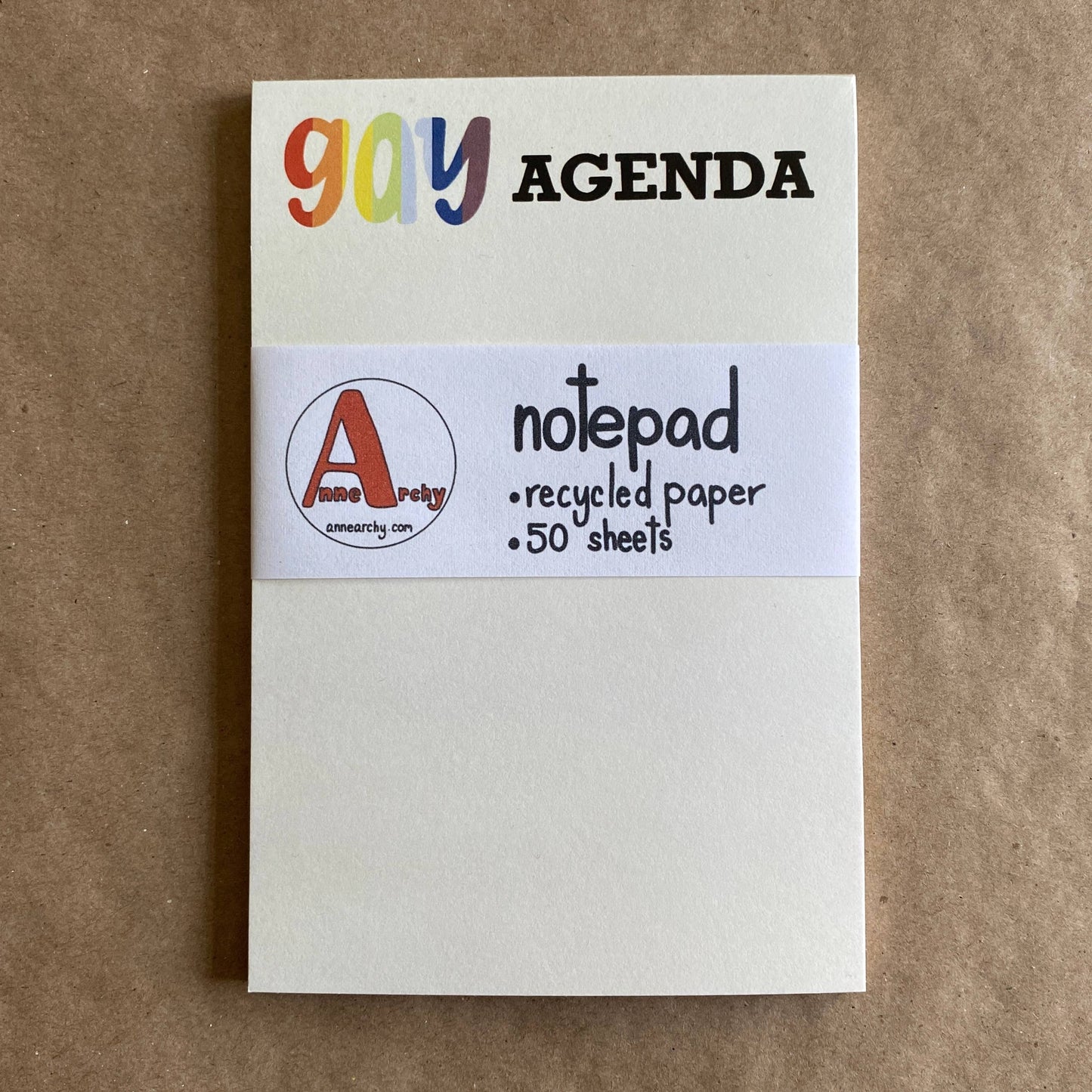 Gay Agenda Notepad