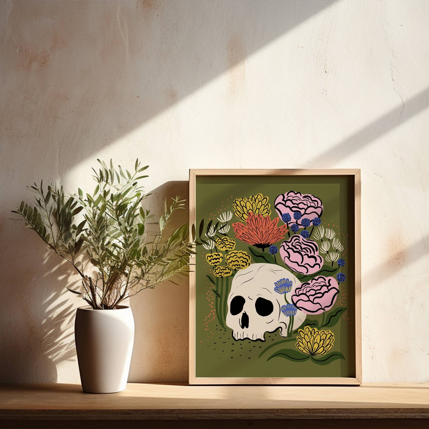 Tara Reed - Skull Garden 8" x 10" Art Print