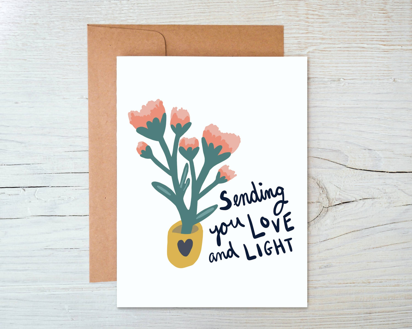 Marigold Press - Floral Sympathy - Sending Love and Light