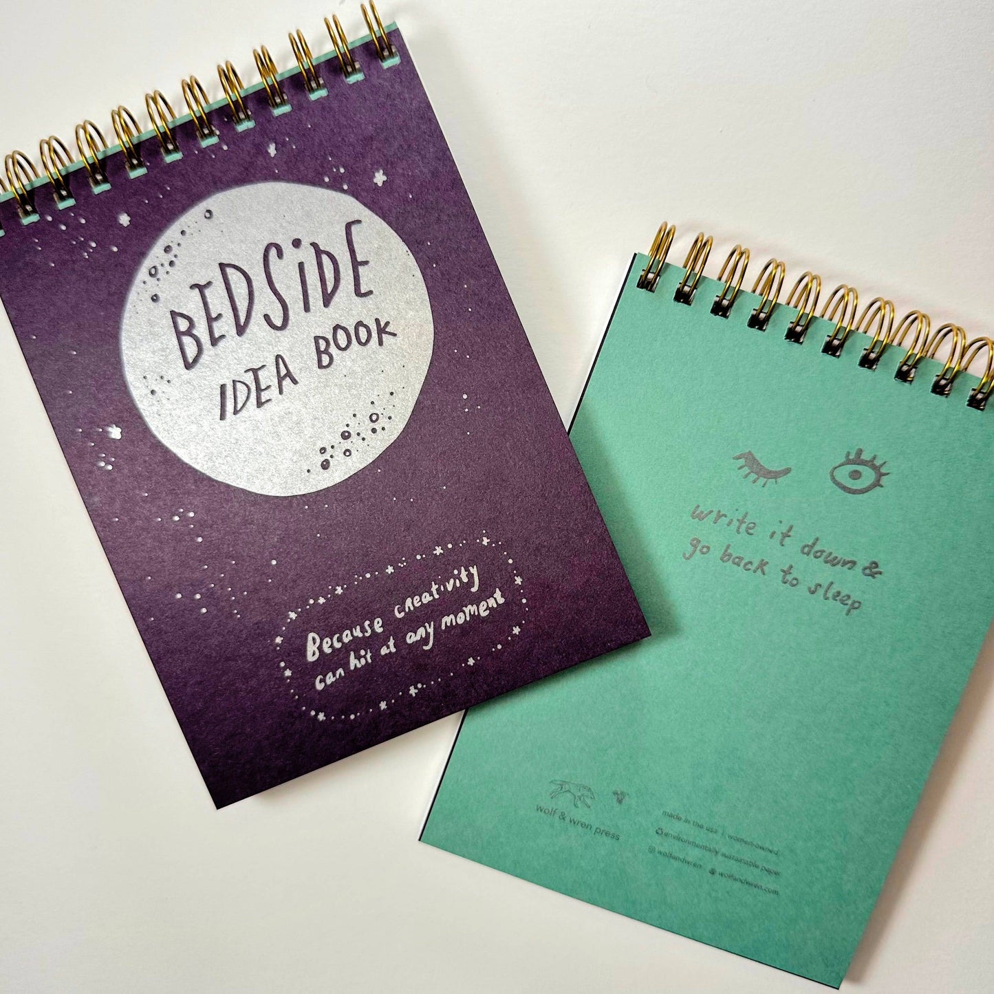 Wolf & Wren Press - Small Bedside Idea Book