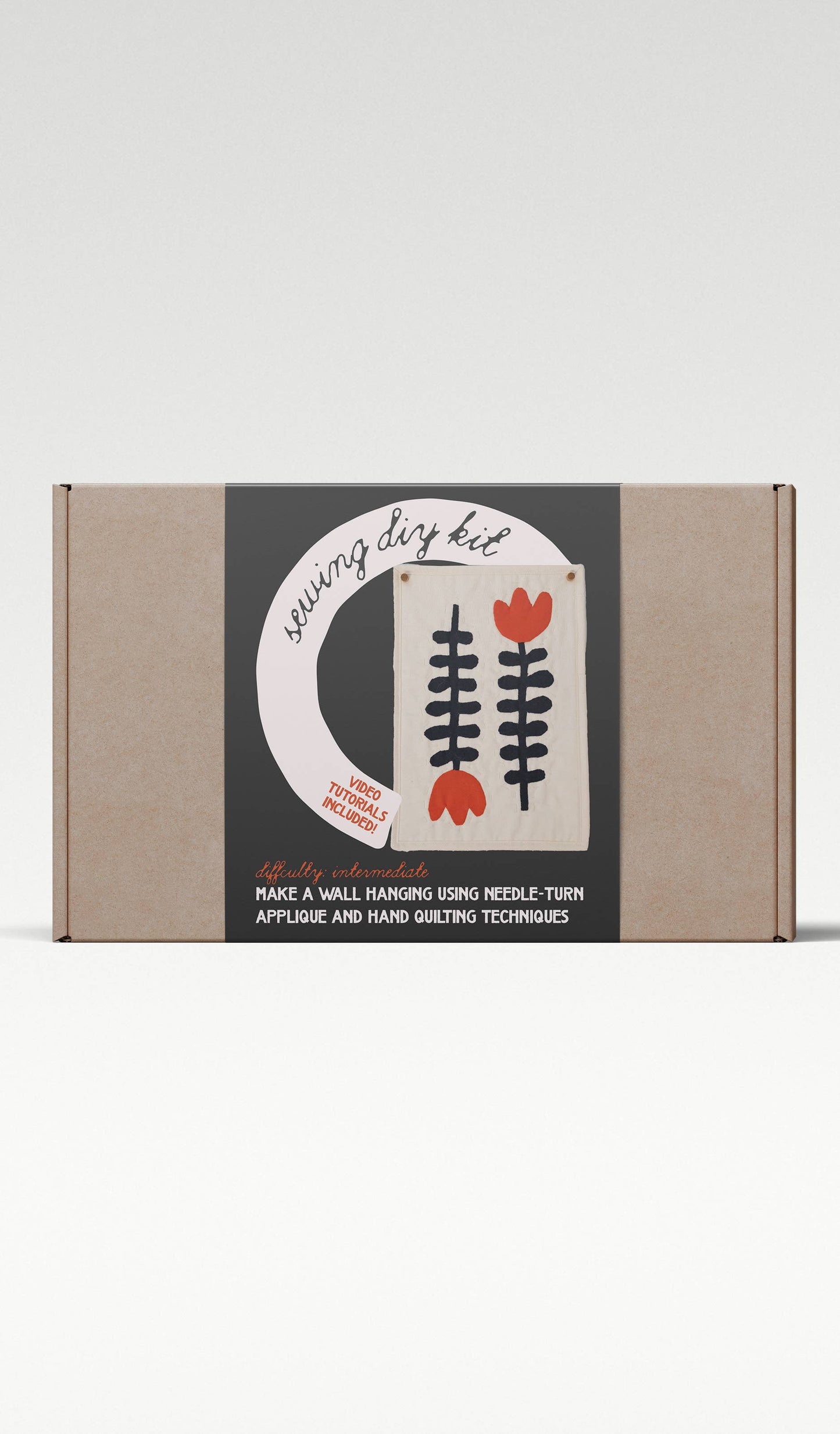 it's all in the stitch - Nordic Flowers DIY Sewing Kit: Flame / Printed Booklet / Full Kit