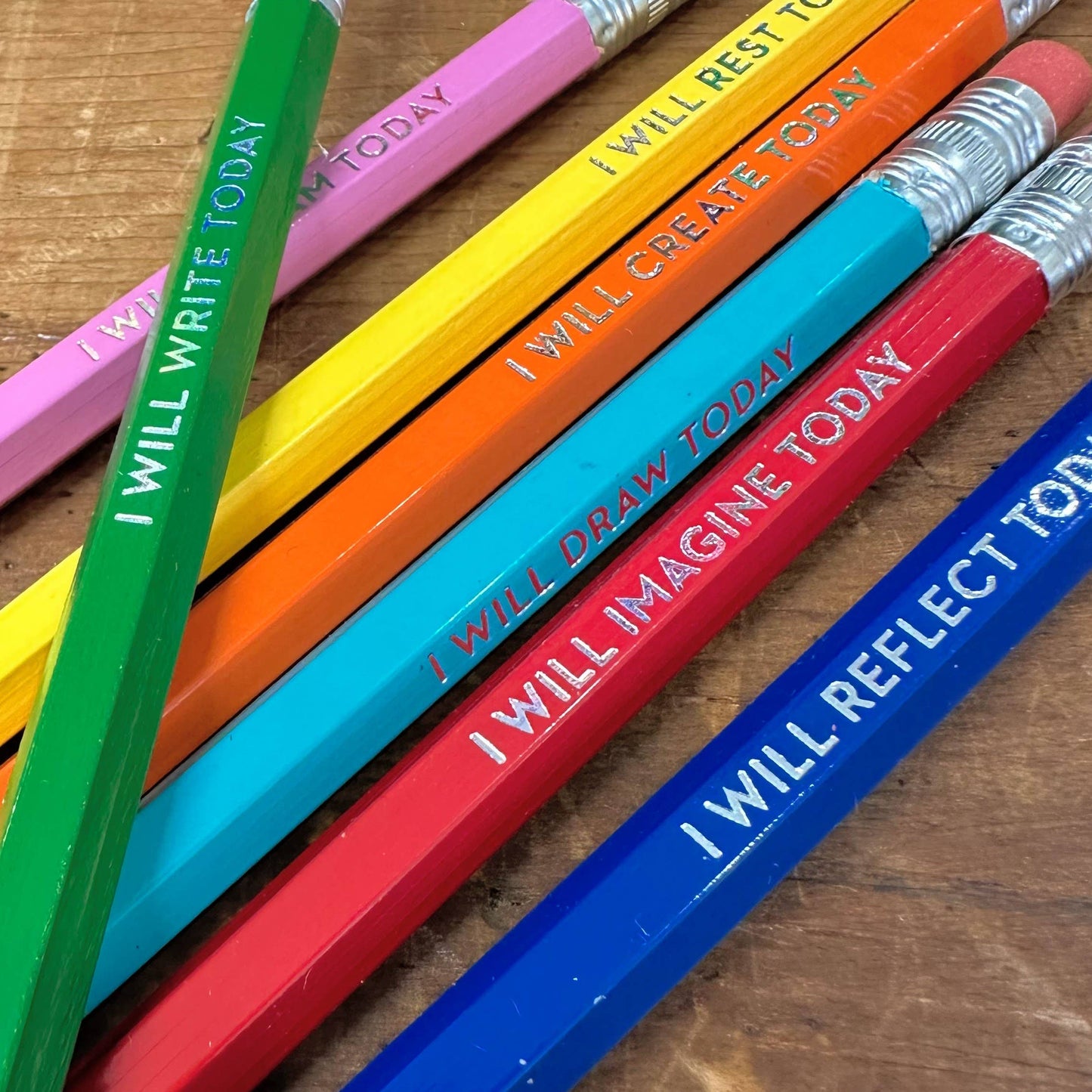Wolf & Wren Press - I Will Create Today, Pencils for the Creative Mind, set of 7