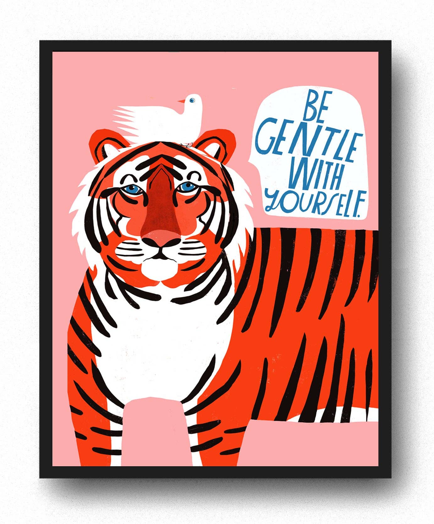 Lisa Congdon Art & Illustration - Be Gentle With Yourself - Art Print: 8.5" x 11"