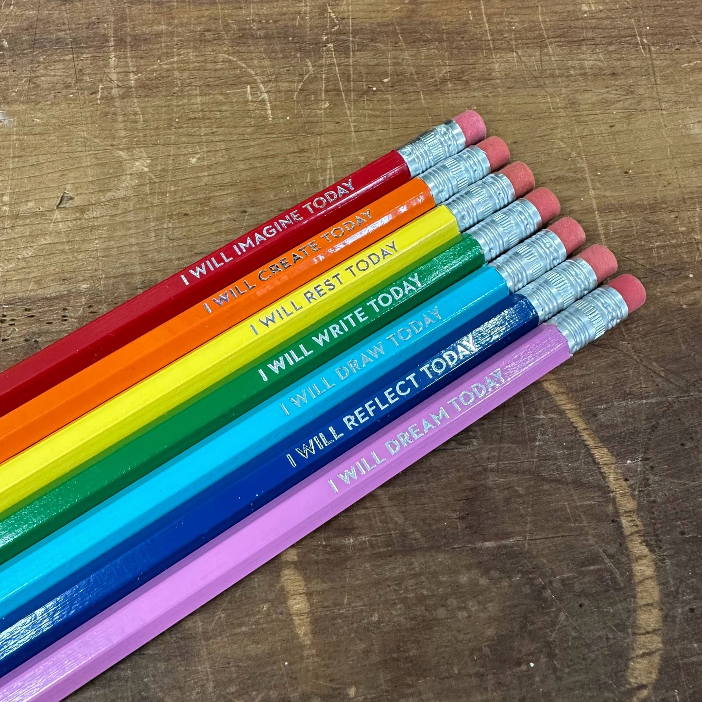 Wolf & Wren Press - Pencils for the Creative Mind, set of 7