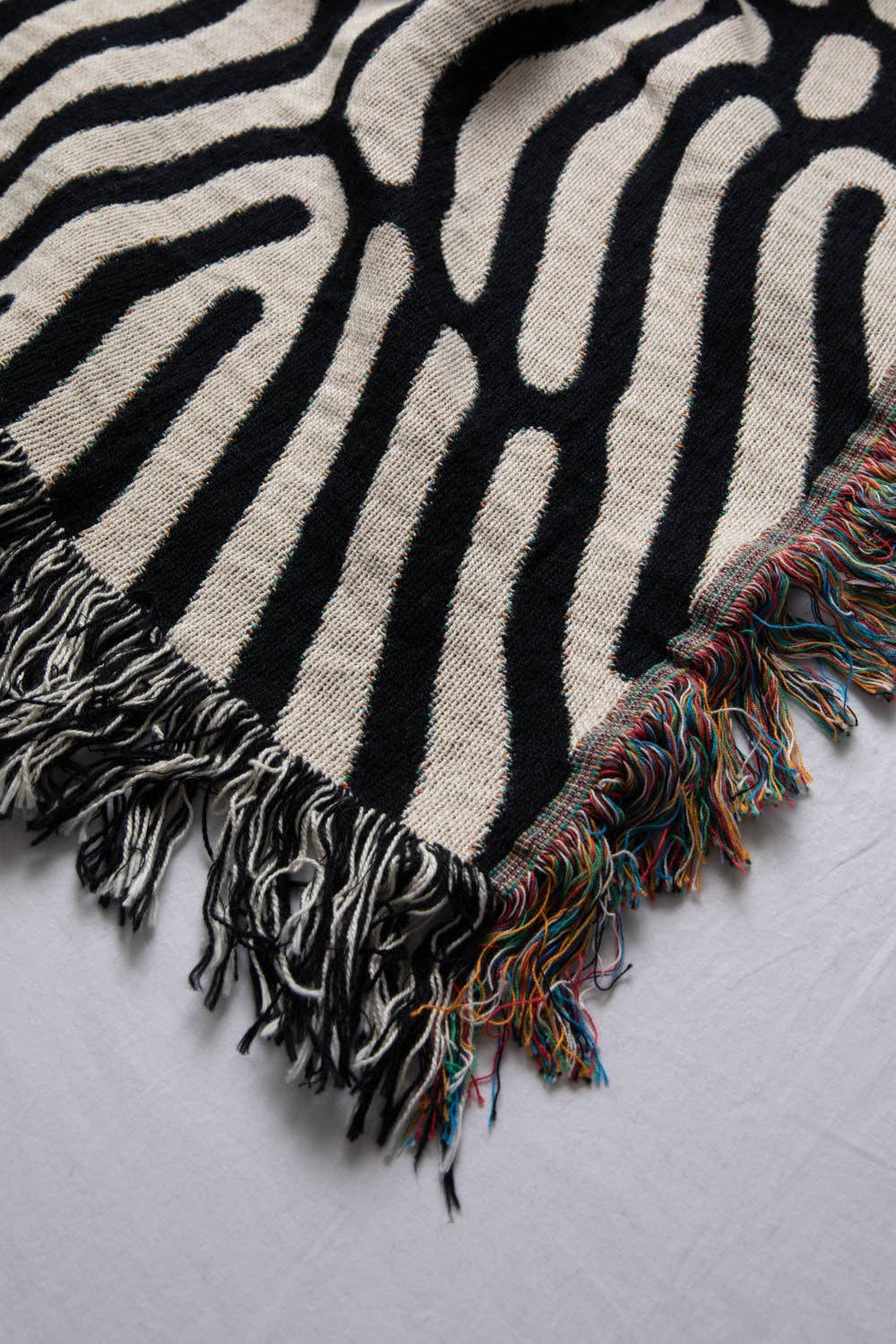 Abstract Stripe Throw Blanket