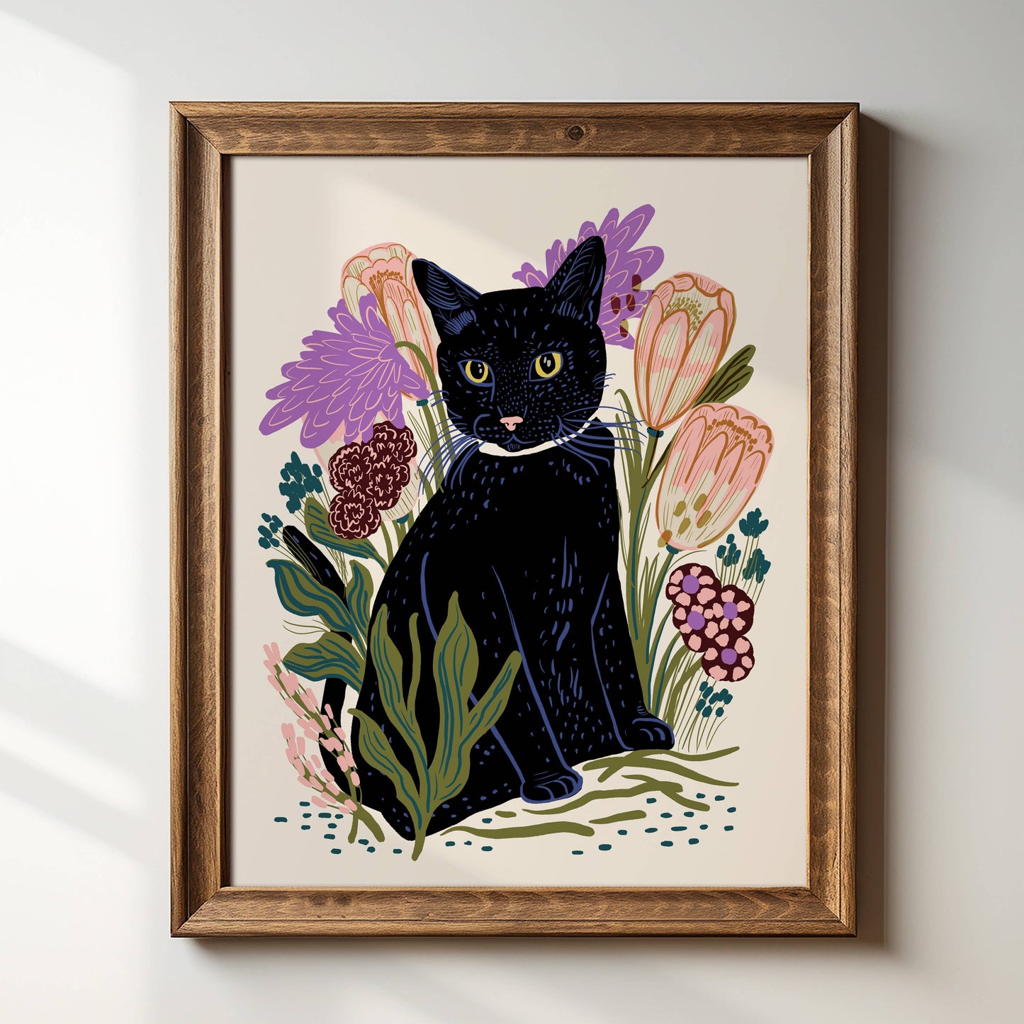 Tara Reed - "Black Cat" - 8" x 10" Art Print