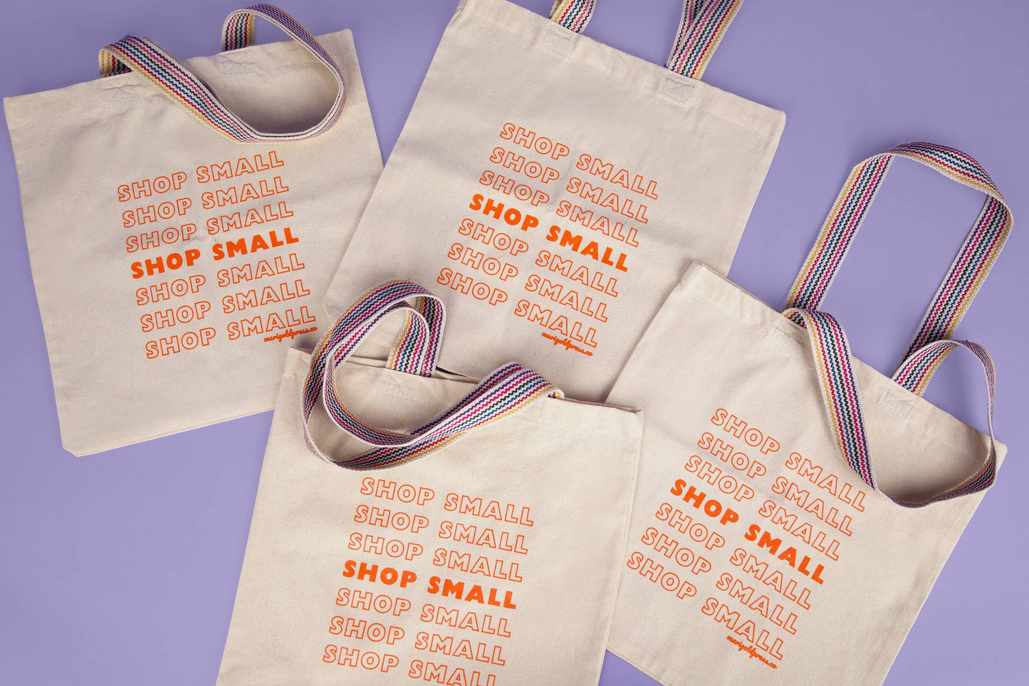 Marigold Press - Shop Small Recycled Cotton Tote Bag