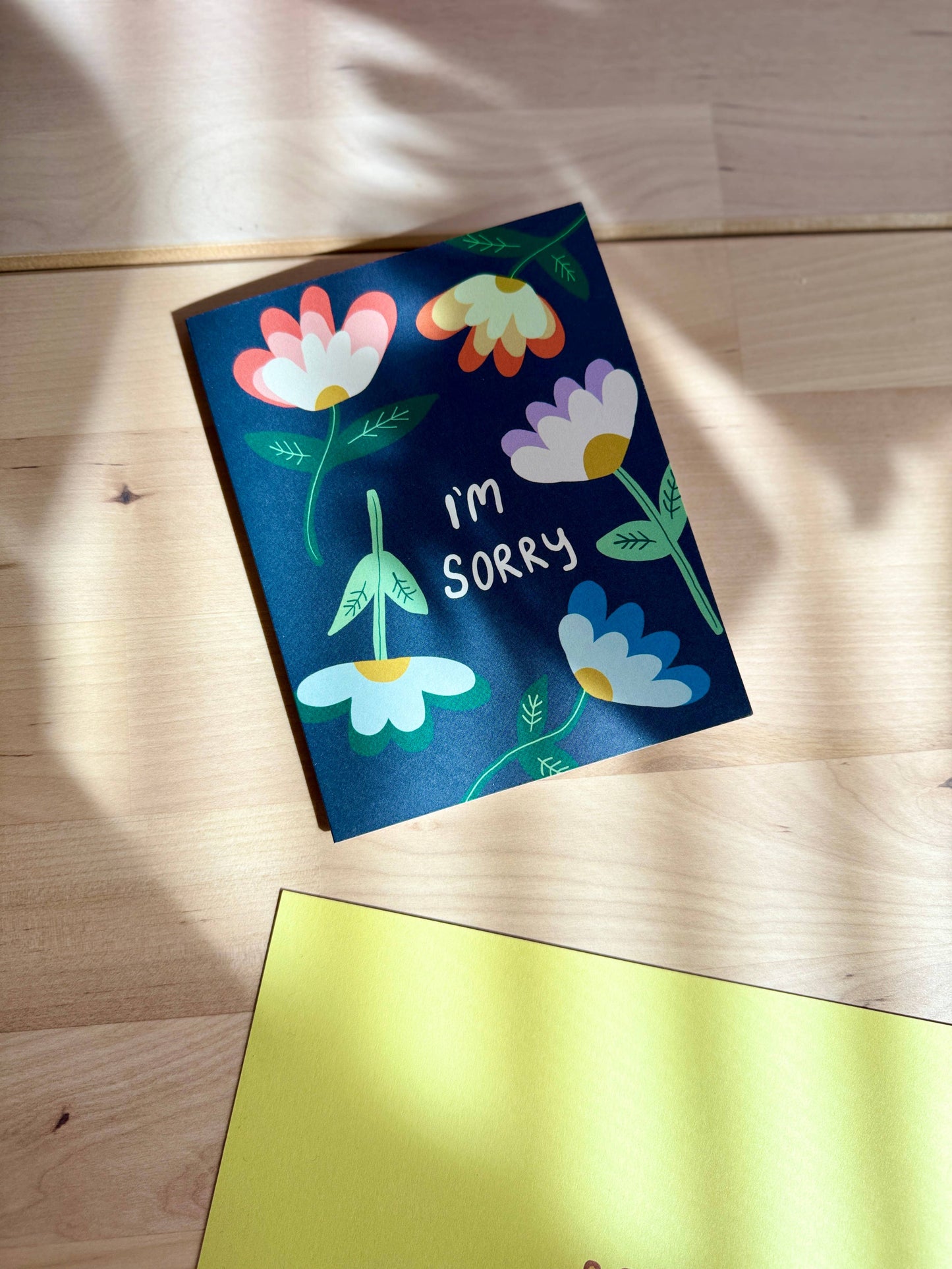 Marigold Press - Floral Apology/ Sympathy Card - I’m Sorry