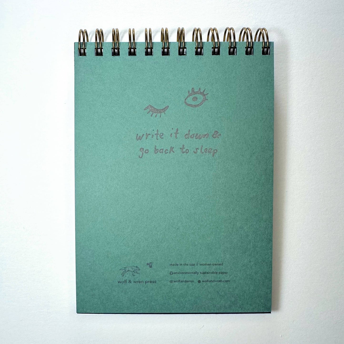 Wolf & Wren Press - Small Bedside Idea Book