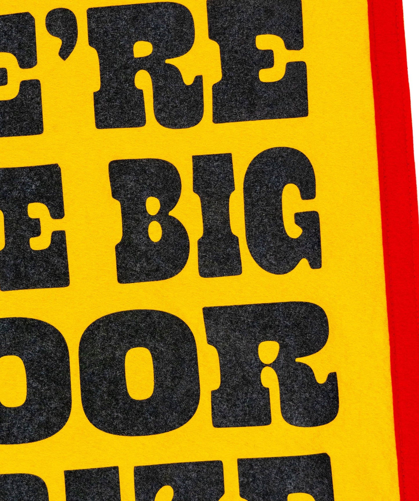 We're The Big Door Prize Camp Flag
