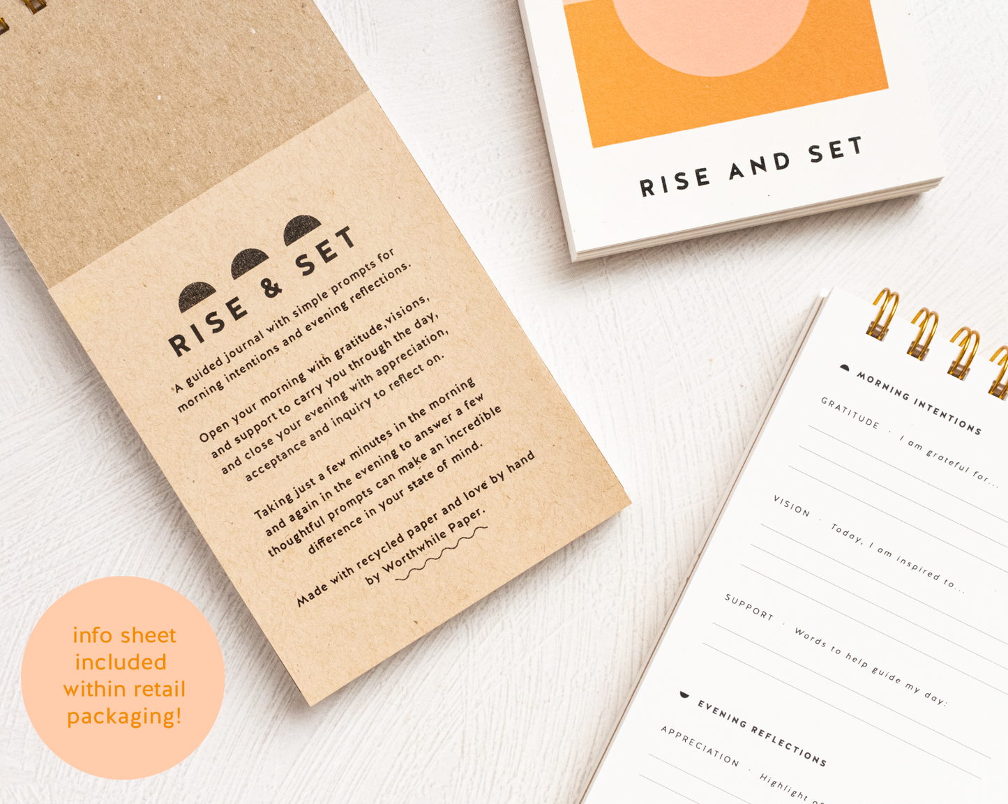 Worthwhile Paper - Rise & Set Guided Journal