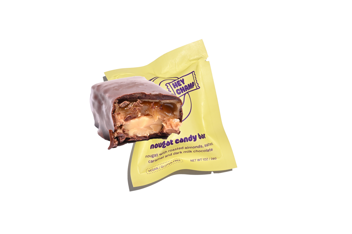 Nougat Chocolate Bar | Hey Champ