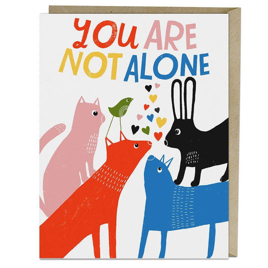 Knock Knock - Lisa Congdon You Are Not Alone Card