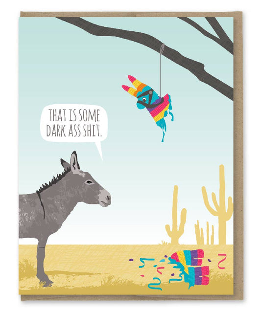 Modern Printed Matter - Donkey Pinata Birthday Card