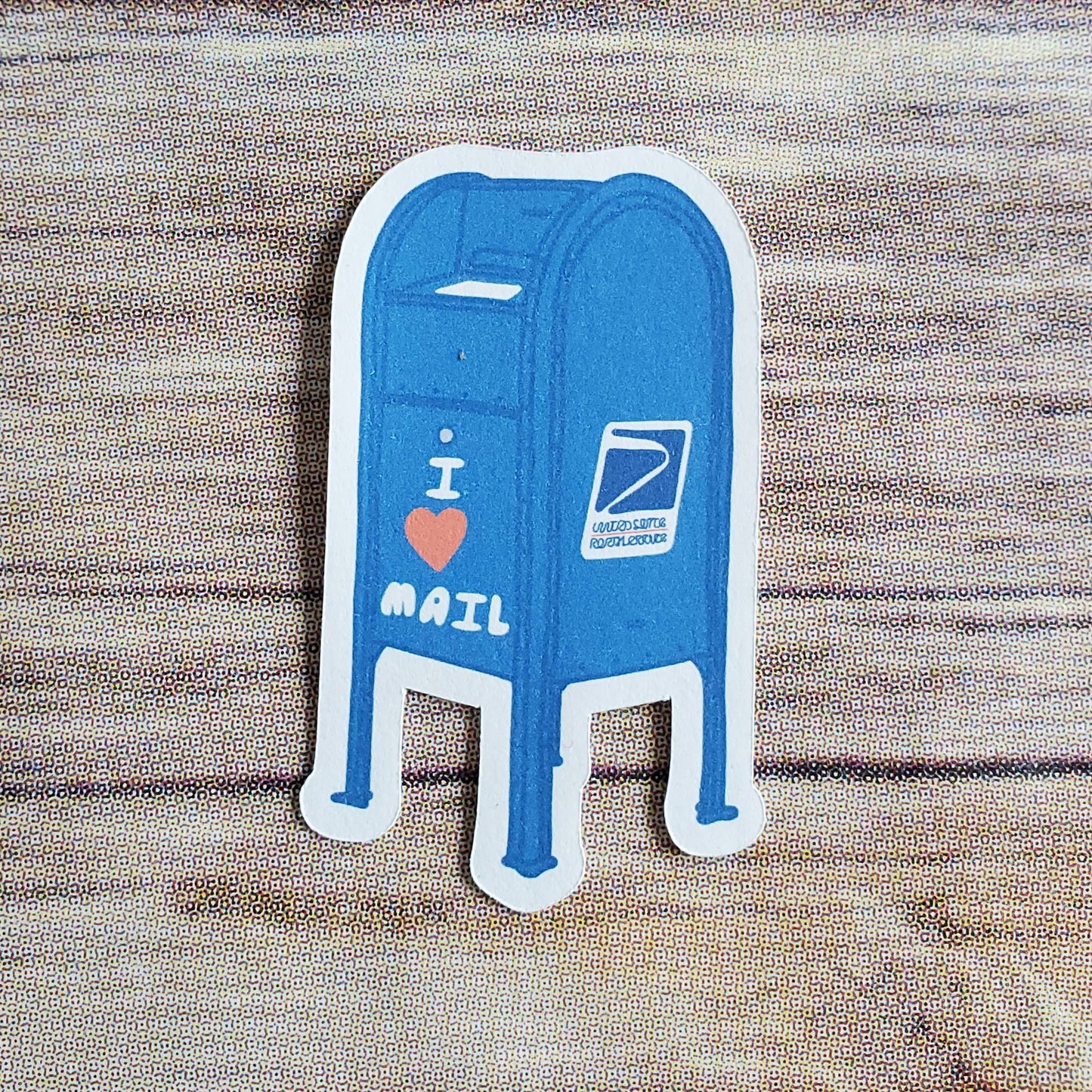 I Heart Mail Mailbox Sticker