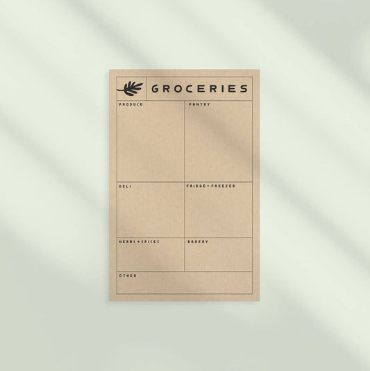 Worthwhile Paper - Groceries Notepad