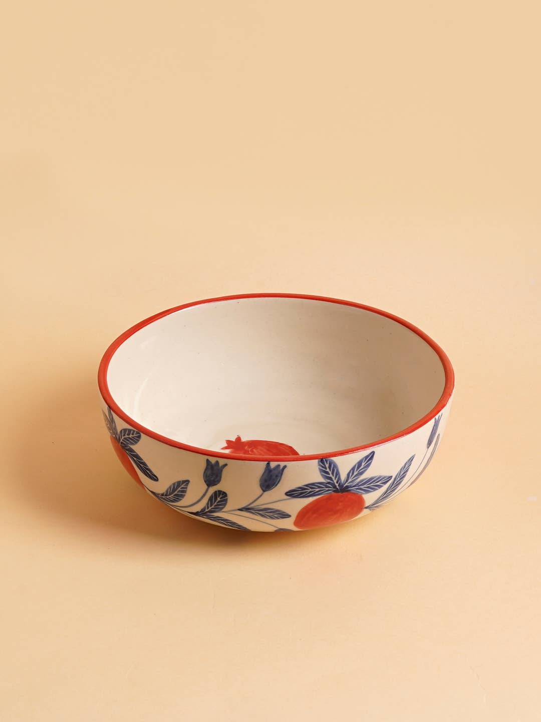 Casa Amarosa - Indian Anaar Bowl, Red - 2.5x7 Inches