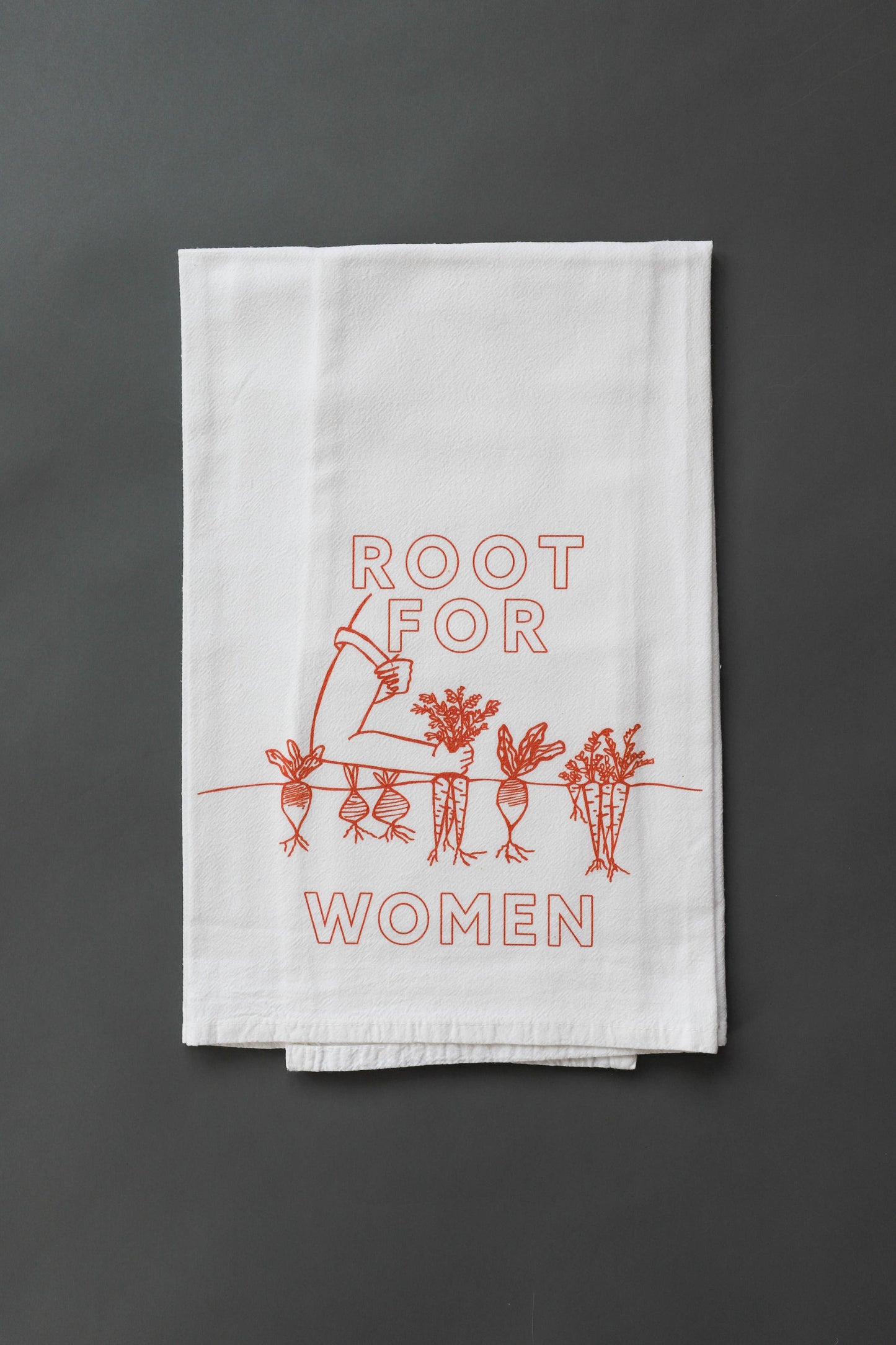 Root for Women Tea Towel