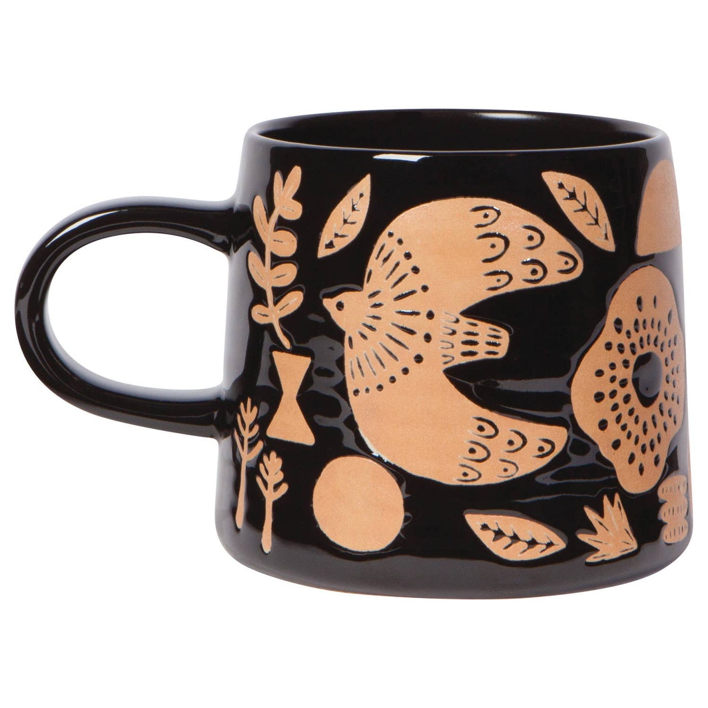 Folk Imprint Stoneware Mug