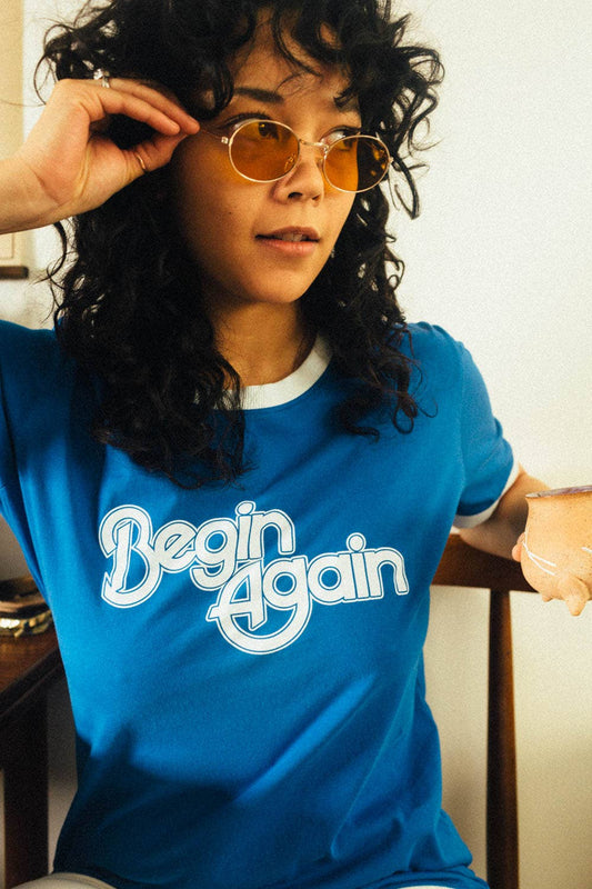 Begin Again Ringer Tee
