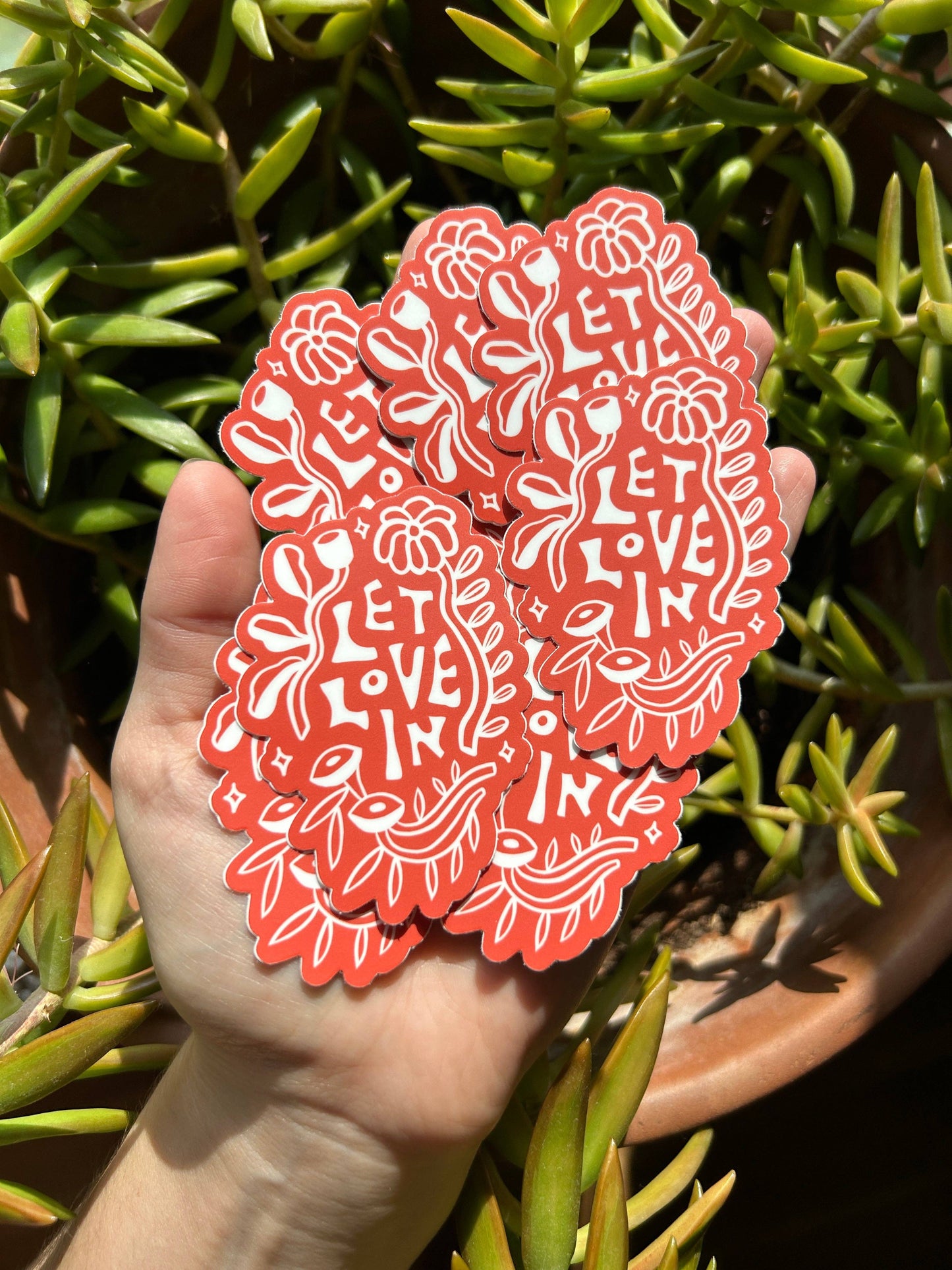 Rare Press - Let Love In Vinyl Sticker
