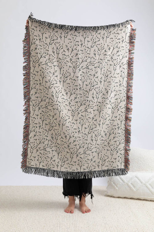 Floral Throw Blanket