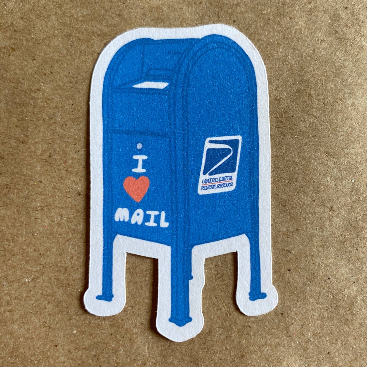 I Heart Mail Mailbox Sticker