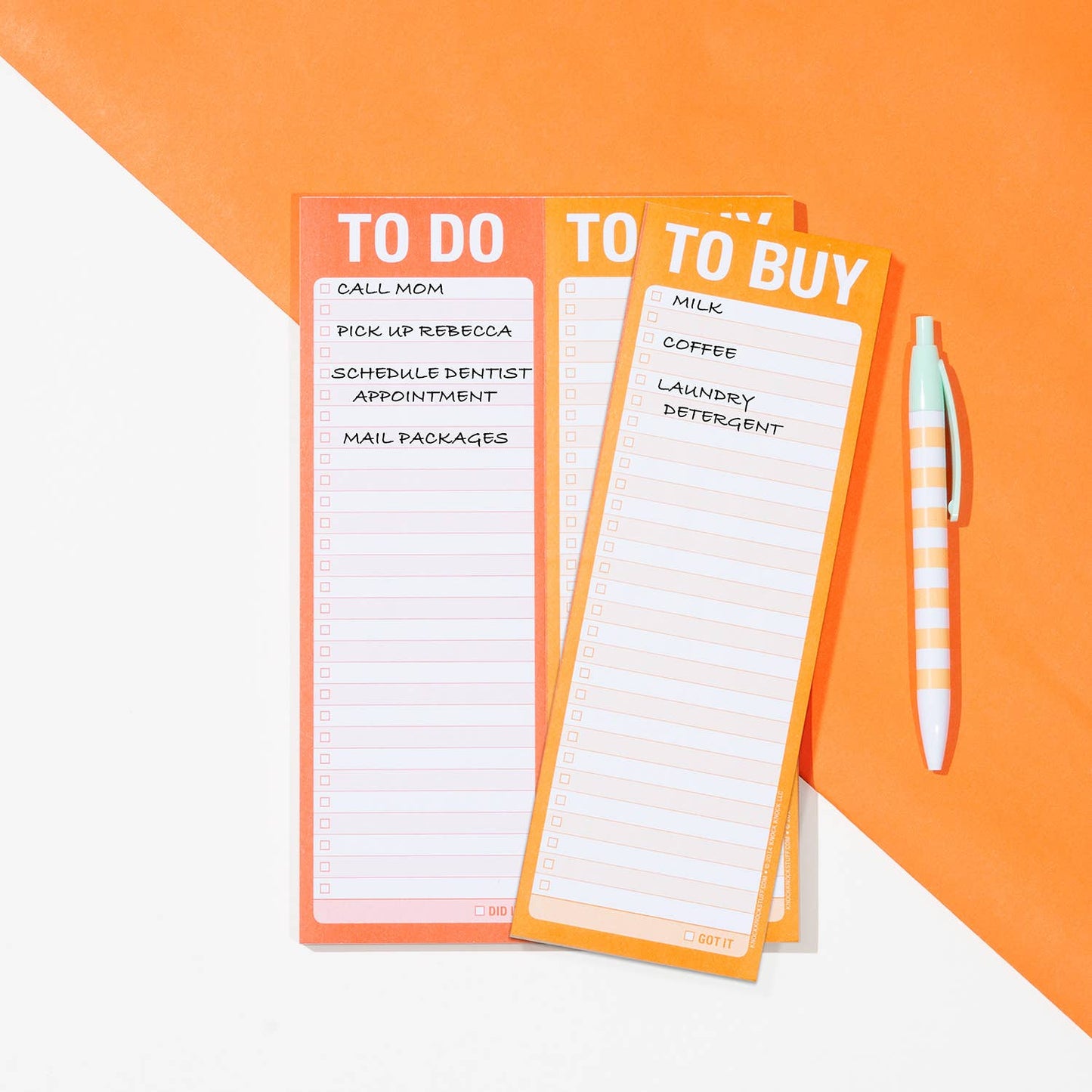 Knock Knock - To Do / To Buy Perforated Pad