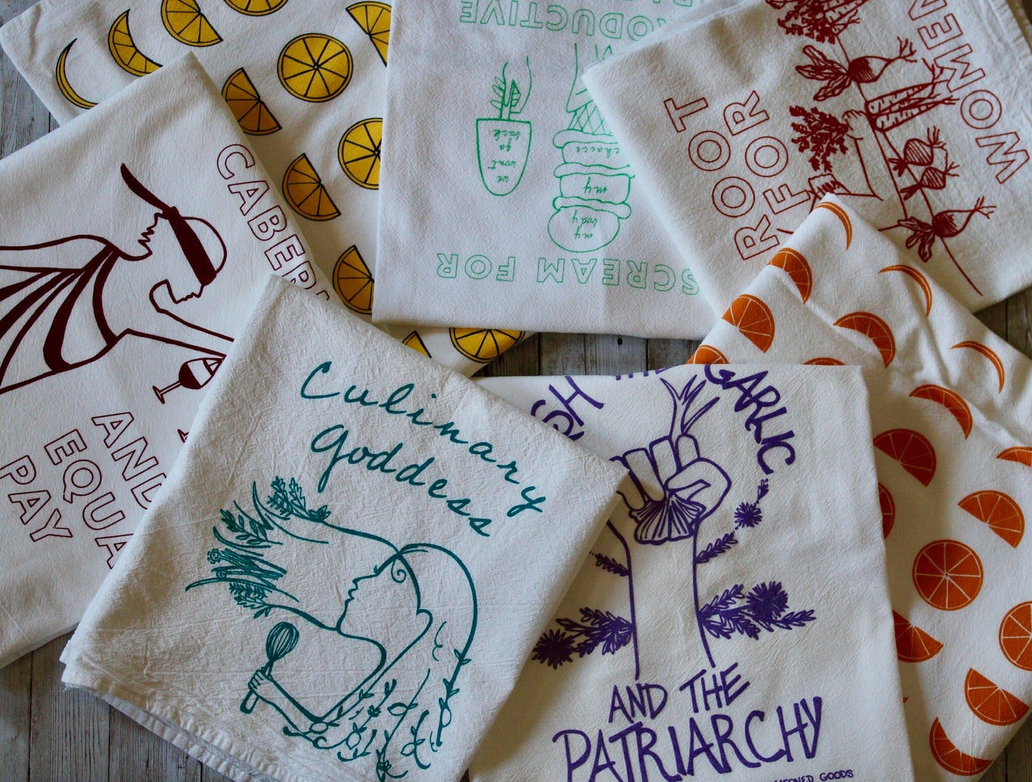 Root for Women Tea Towel