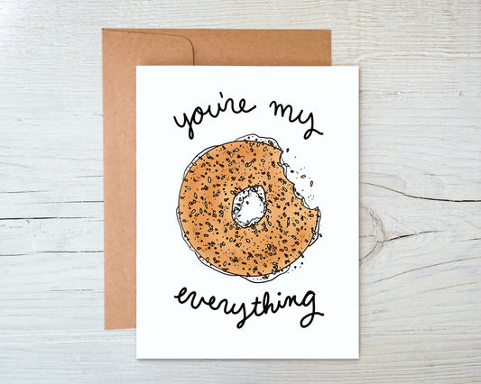 Marigold Press - Everything Bagel Valentine’s Day Card - You’re My Everything