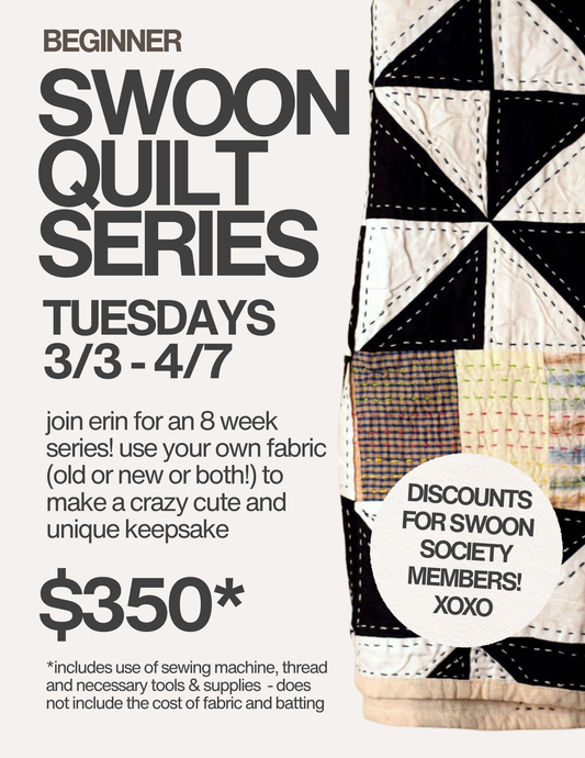Swoon Quilting Series - make a lap quilt with Erin