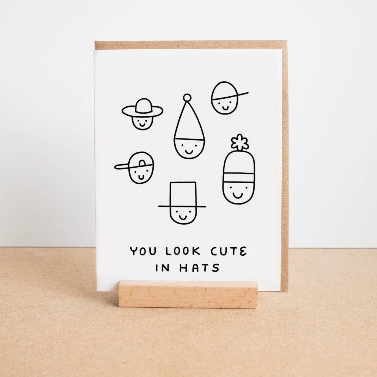 Worthwhile Paper - You Look Cute in Hats Card