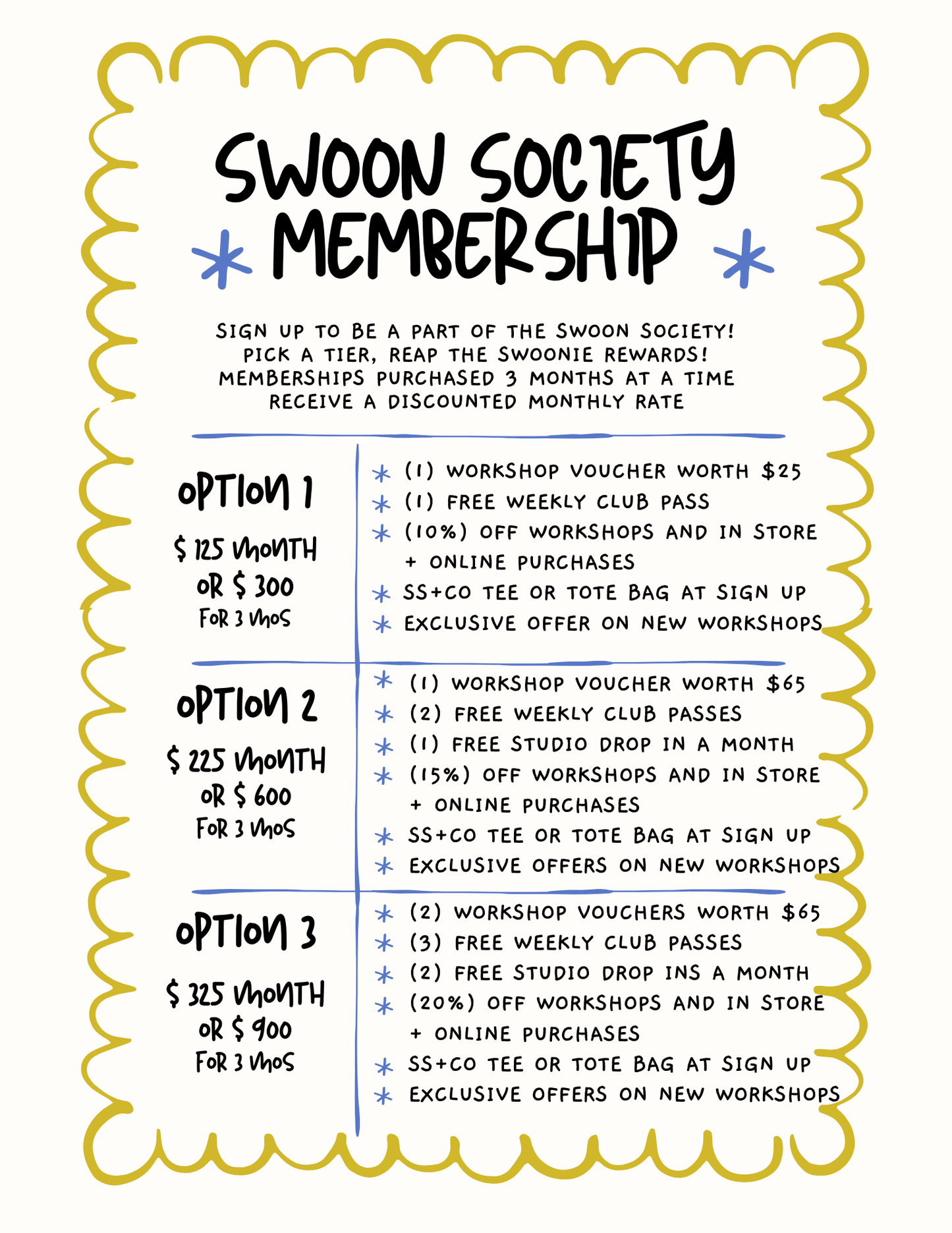 Swoon Society Membership