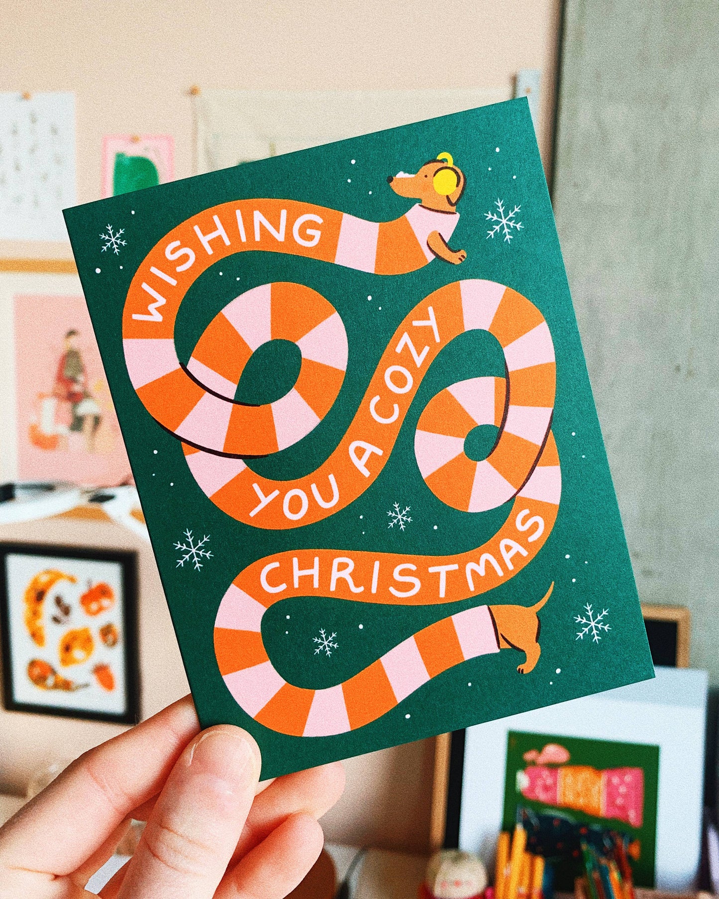 Olivia Faye Co - Long and Cozy Christmas Greeting Card